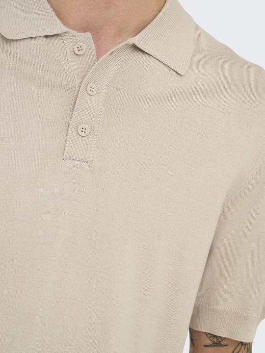 Produktbild Only & Sons Normal geschnitten Polokragen Pullover Polo (L)