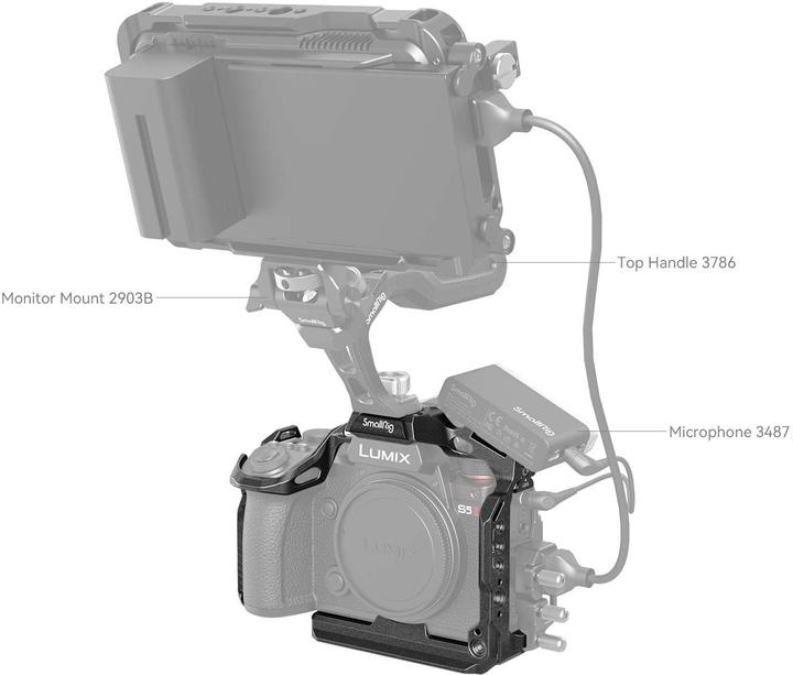 Produktbild SmallRig 4023 Black Mamba Cage für Panasonic LUMIX S5 II (Neuheit) (Cage)