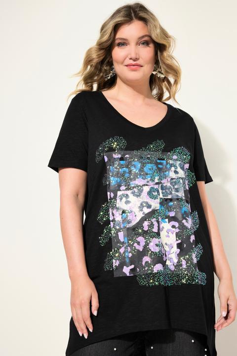 Produktbild Miamoda T-Shirt, A-Linie, Leo-Motiv, Halbarm (46)