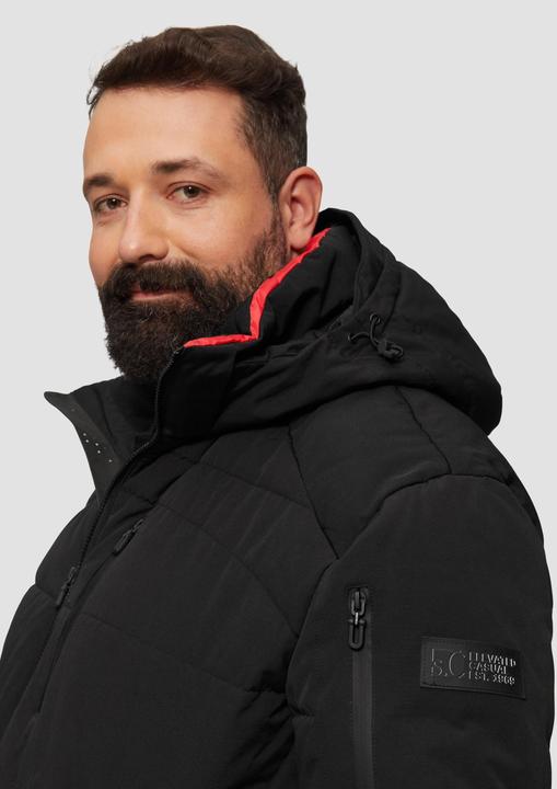 Produktbild S.Oliver Outdoor-Jacke Wasserabweisende Steppjacke mit abnehmbarer Kapuze (4XL)