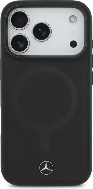 Immagine prodotto Mercedes Etui Plain Smooth Leather MagSafe do iPhone 17 Pro czarny (Apple iPhone 17 Pro)