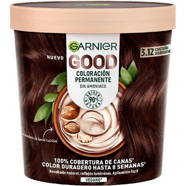 Garnier, Haarfarbe, Good Coloración Permanente 3,12 Castaño Arándano 1 U (3,12 Castaño Arándano 1 U)