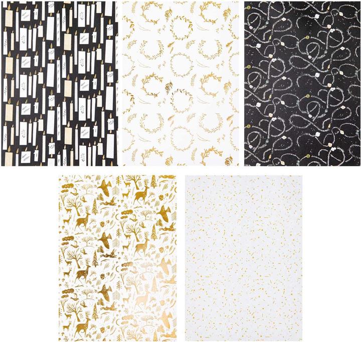 Actual product image Rico Design Christmas paper Nostalgic Christmas, 30 sheets, A4 (Wrapping paper, 1 x)