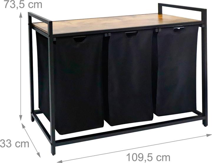 Actual product image Relaxdays laundry caddy (50 l)