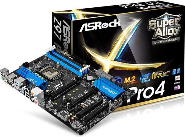 Produktbild AsRock Z97 Pro4 (LGA 1150, Intel Z97, ATX)