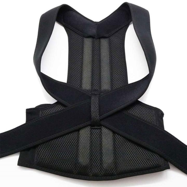 Produktbild Stride Geradehalter XL Rückenstütze Haltungsunterstützung für Männer und Frauen Schwarz (XL)