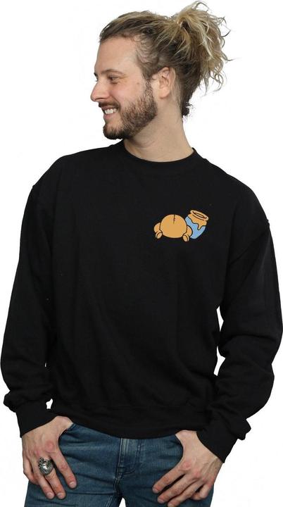 Actual product image Disney Mens Winnie The Pooh Backside Breast Print Sweatshirt (5XL)