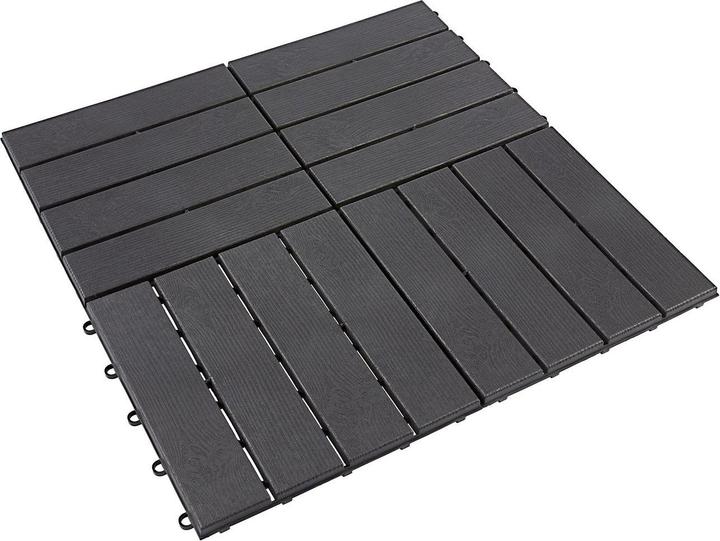 Actual product image Angela Bruderer Bodenplatten anthrazit, 4 Stk.