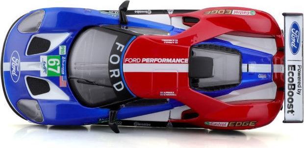 Actual product image Bburago Diecast 1:32 Race in Acrylic Box Ford GT Race Car 2017 Ages 5+ 18-41158