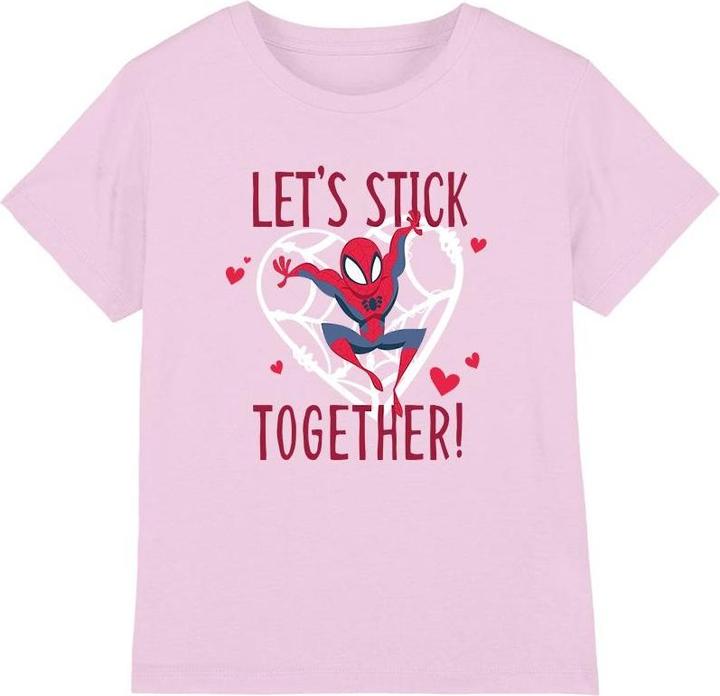 Produktbild Spiderman Stick Together TShirt Valentinstag (128)