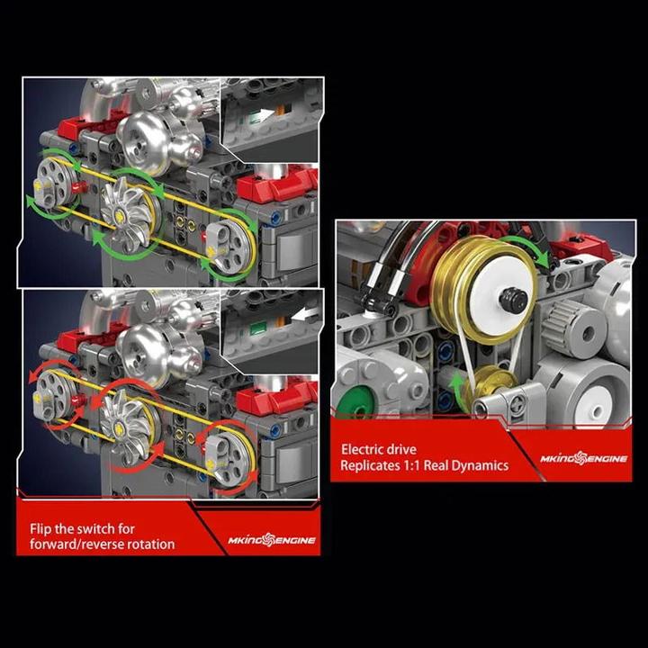 Image du produit Mould King Boxer Engine Motor