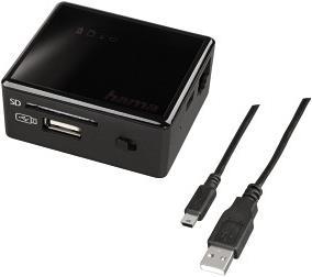 Hama Wi-Fi-Datenleser SD/USB für Smartphone und Tablet-PC (USB 2.0)