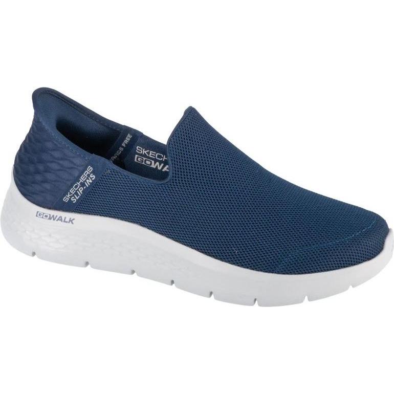Skechers, Uomini, Sneaker, Slip-in: Go Walk Flex - No Hands blu navy, Blu, (42.5)