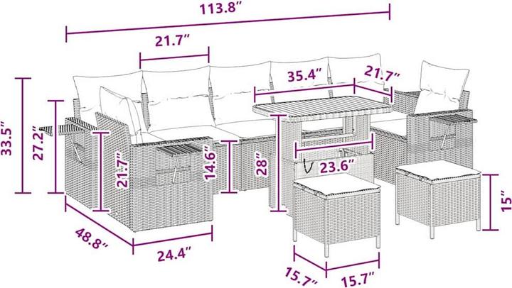 Produktbild vidaXL Rudy
