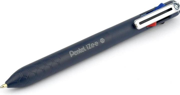 Actual product image Pentel Multi-colour retractable biros iZee, dark blue (Black, Blue, Green, Red, 1x)