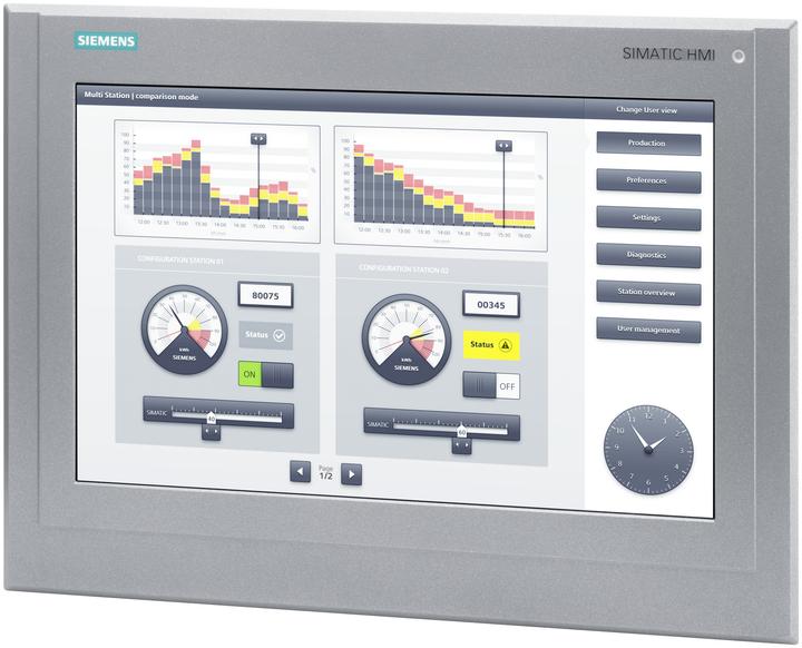 Actual product image Siemens SIMATIC HMI TP1500 Comfort Panel Touch operation 15 Widescreen TFT display - TFT