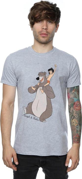 Immagine prodotto Disney The Jungle Book Classic Mowgli And Baloo Maglietta Uomo (M)