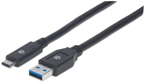 Produktbild Manhattan USB A – USB C (3 m, USB 3.2 Gen 1, 15 W)