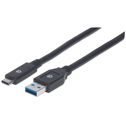 Manhattan USB A – USB C (3 m, USB 3.2 Gen 1), USB Kabel