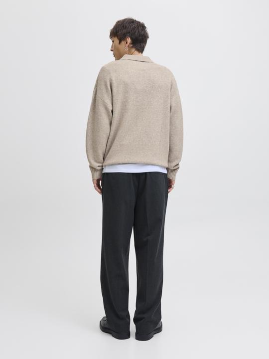 Image du produit Jack & Jones Einfarbig Strickpullover Strickpullover (L)