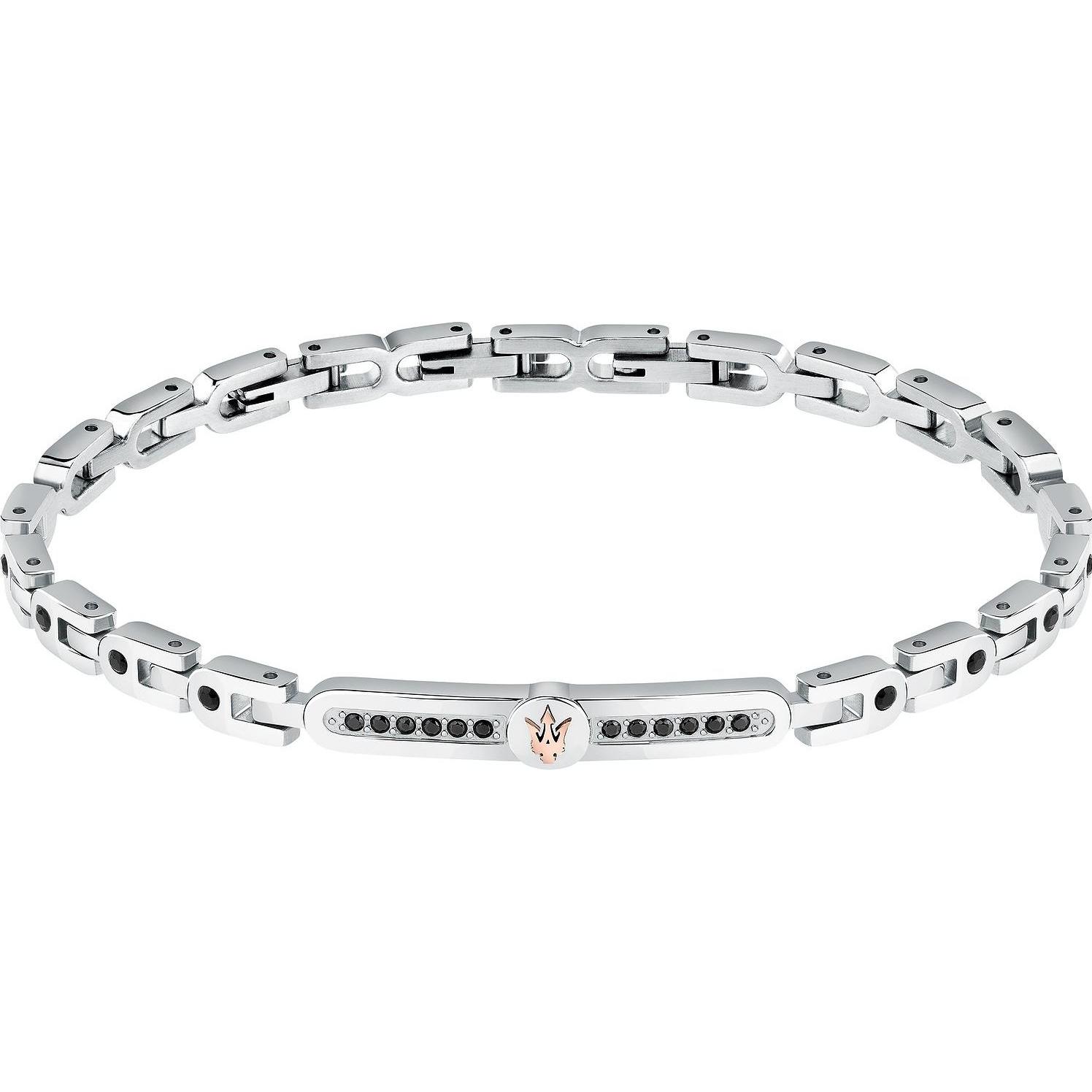 Maserati, Armschmuck, Armband, (18 cm, Edelstahl)