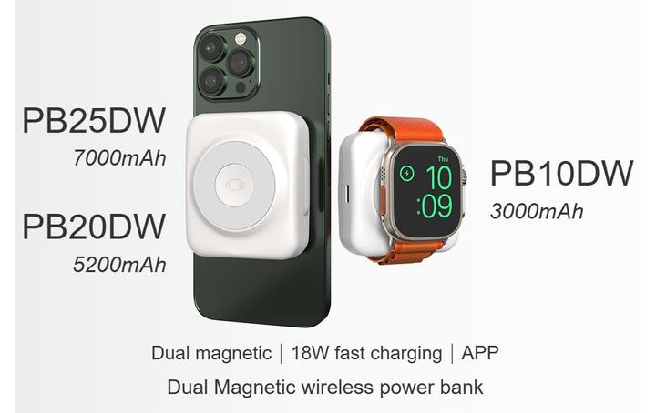 Image du produit Isdt Banque d'alimentation PB10DW 10.8 Wh, chargeur sans fil, USB-C 18W (1500 mAh, 18 W, 10.80 Wh)