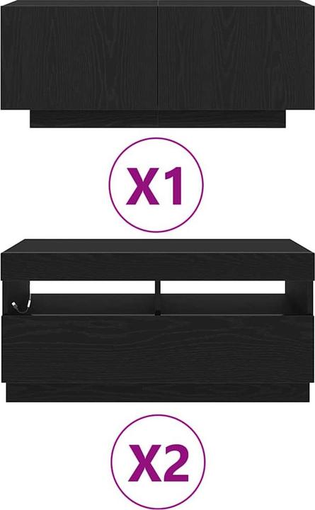 Produktbild VidaXL TV-Schrank (260 x 35 x 40 cm)