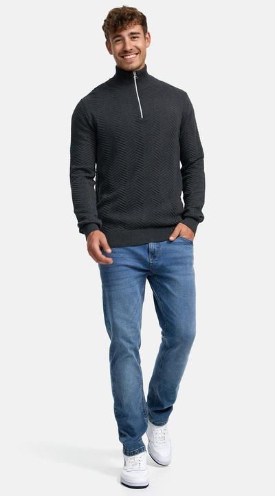 Produktbild Kronstadt KSCarlo Cotton half zip knit (L)