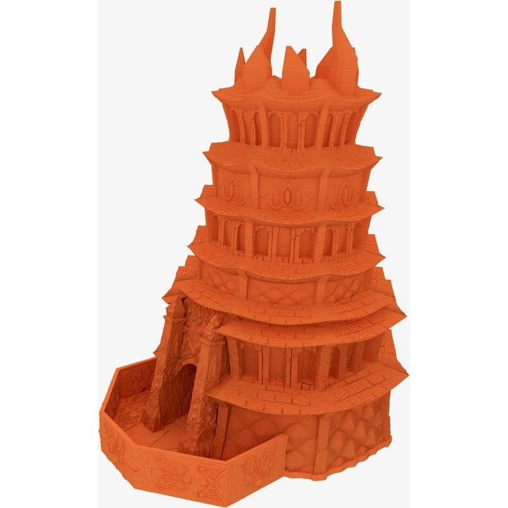 Produktbild Feldherr Fates End Würfelturm Drow orange für Tabletop & Rollenspiele (Kunststoff)
