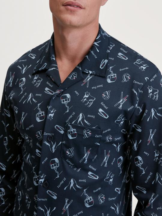 Actual product image Calida Relax Swiss Resort Pyjama, durchgeknöpft (XL)