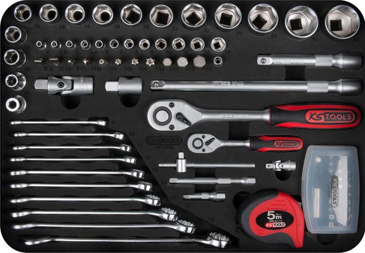 Produktbild KS Tools 1/4+1/2 Universal-Werkzeug-Satz. 149-tlg. (149 Teile)