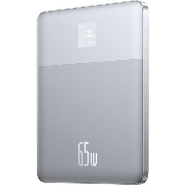 Baseus Blade2 Series Fast Charge Powerbank 65W 12000mAh (12000 mAh, 65 W, 65 Wh), Powerbank, Silber