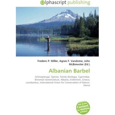 Albanian Barbel, Fachbücher