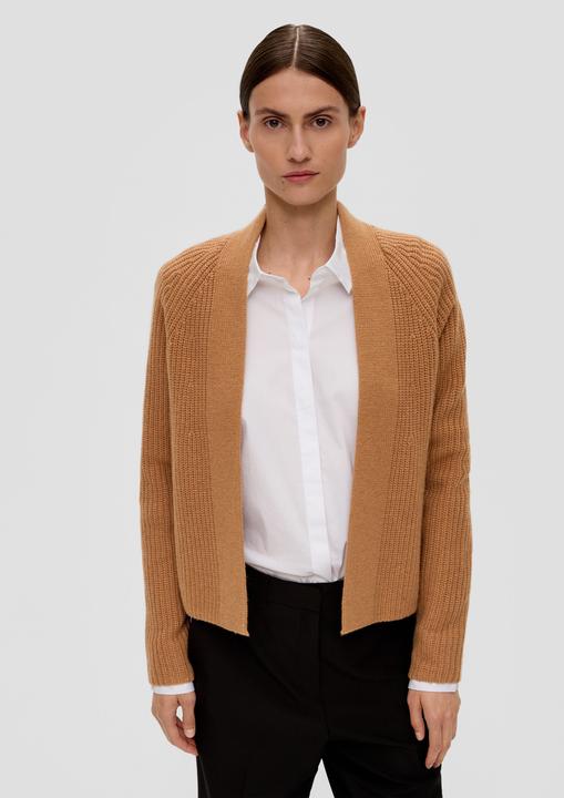 Produktbild s.Oliver Strickjacke Kurzer Cardigan aus Wollmix (48)