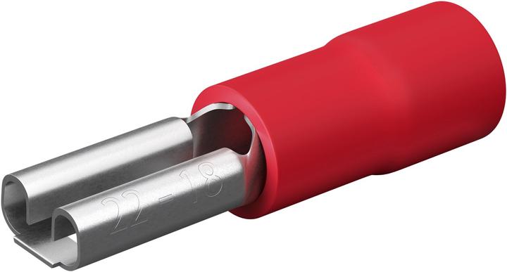 Actual product image Goobay Flat plug sleeve, red