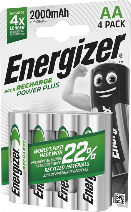 Energizer Recharge Power Plus (4 Stk., AA, 2000 mAh)