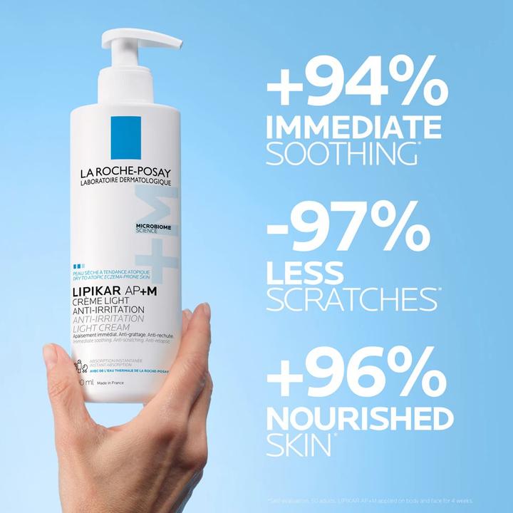 Actual product image La Roche Posay Lipikar Creme Light / Lipikar Baume Light AP+M (Body lotion, 400 ml)