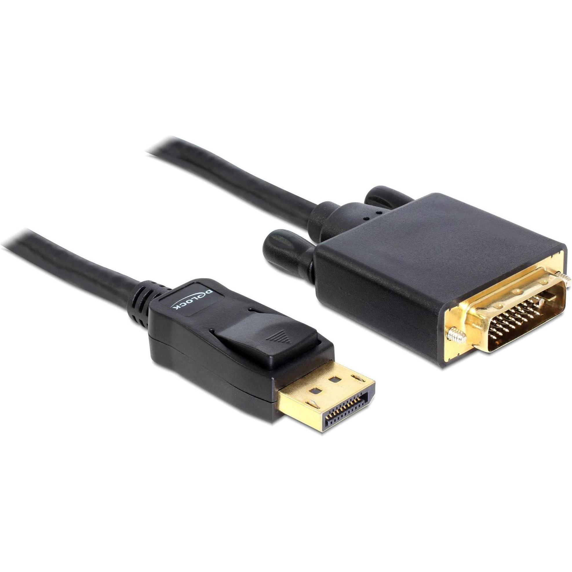 Thumbnail - Delock DisplayPort — DVI (5 m, DisplayPort, DVI), Video Kabel