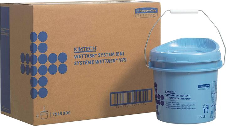 Kimberly-Clark KIMTECH* WETTASK roll wipe 4 dispenser buckets blue (7919) (1 pcs.)