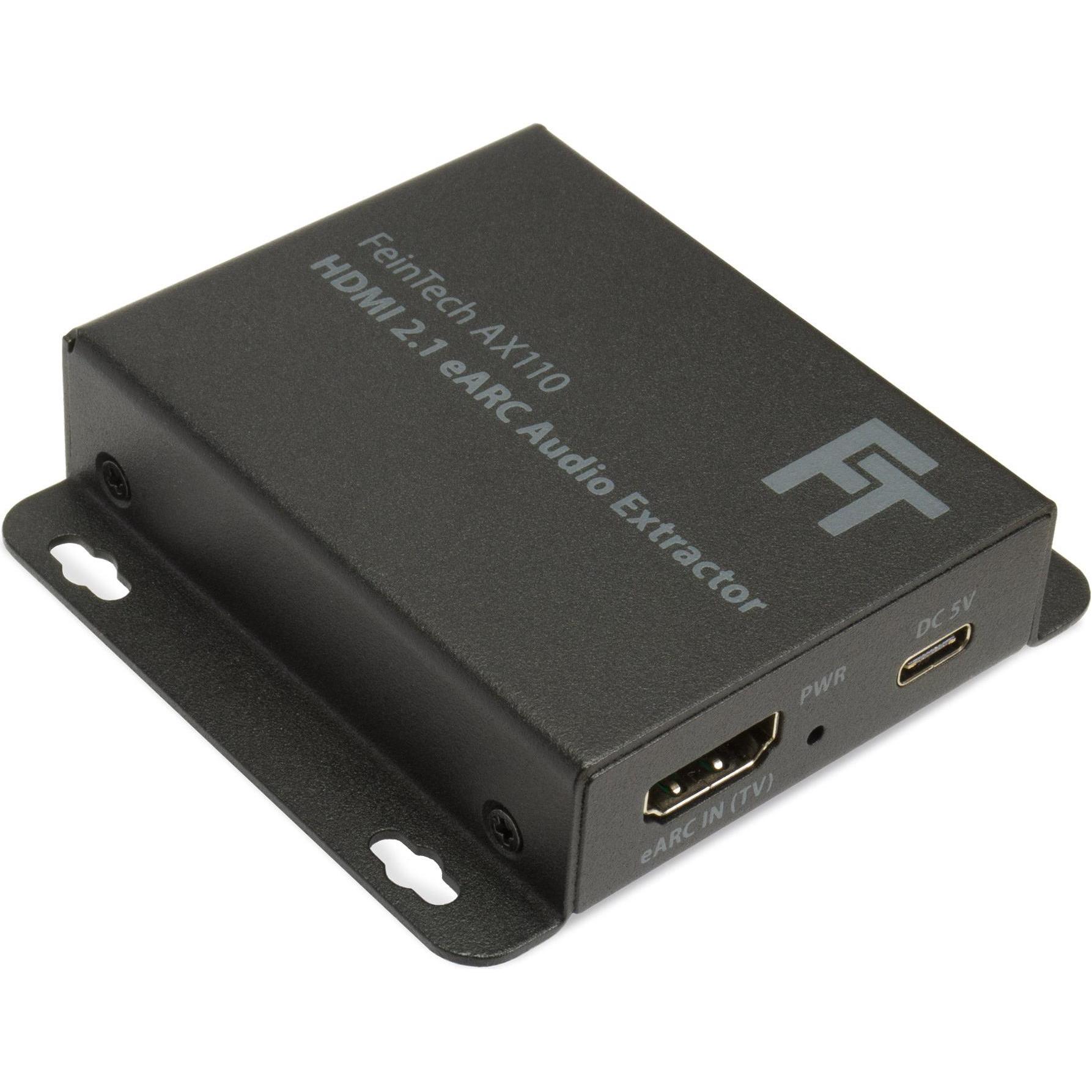 FeinTech AX110 HDMI 2.1 eARC Audio Extractor für moderne Fernseher, Switch box