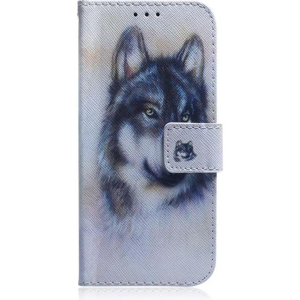 MU Style Leder Bookcover Image Series (Xiaomi Redmi 8), Smartphone Hülle, Mehrfarbig