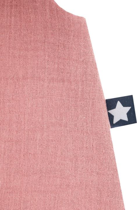Actual product image Julius Zöllner Jumper muslin sleeping bag, Dusty Rose (92 cm)