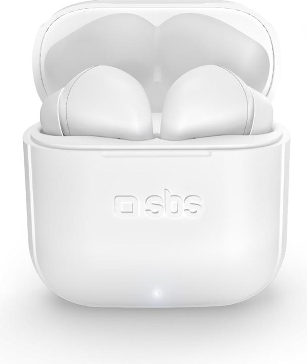 Produktbild SBS TWS Beat Free Kopfhörer mit 200mAh Ladestation white (3.50 h, Kabellos)