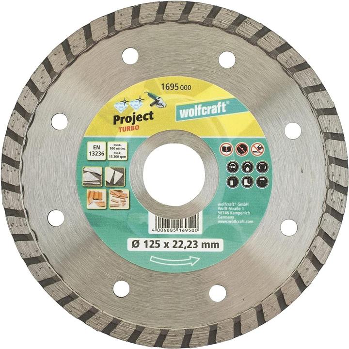Produktbild wolfcraft 1 Diamant-Trennsch. Pro Turbo ø125mm