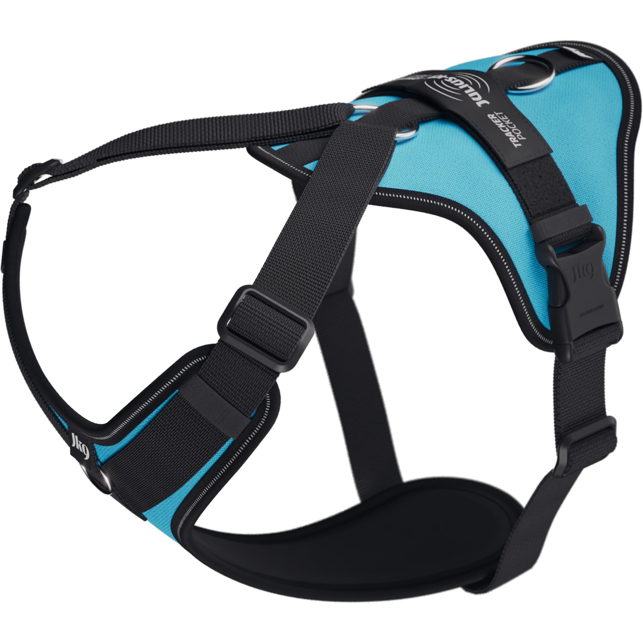 Meilleurs prix pour Julius-K9 K9 Longwalk light sele w/trackerpocket,Aquamarine,2XL (XXL, Chien), Collier + laisse