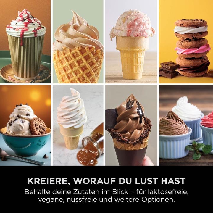 Actual product image Ninja Soft ice cream & ice cream maker Swirl by CREAMi 13-in-1 Space Gray
