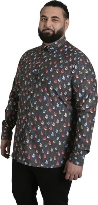Immagine prodotto DUKE D555 Wakefield Camicia Kingsize Chitarra Uomo (3XL)