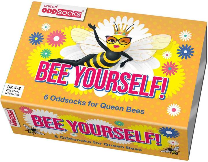 Actual product image United Oddsocks Bee Yourself (pack of 3, 37 - 42)
