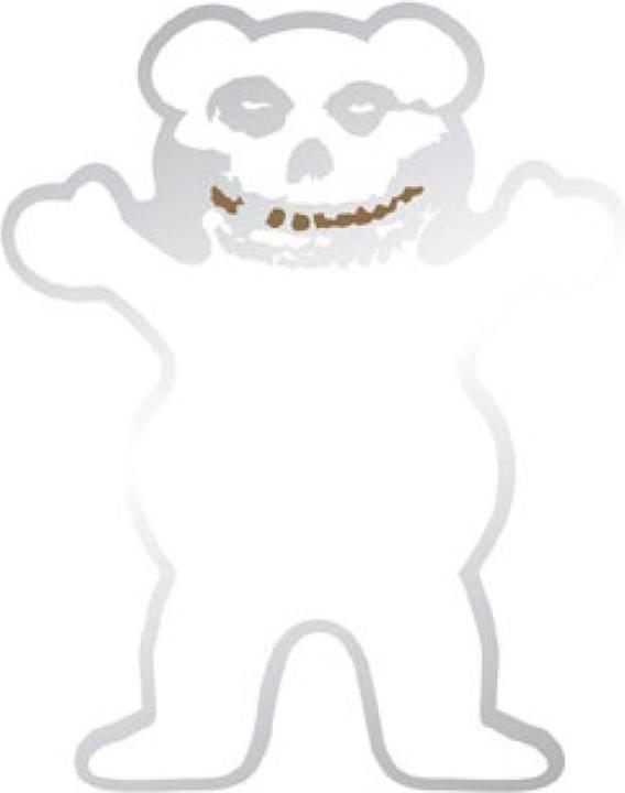 Produktbild Grizzly Fiend Club Bear Sticker (Sold In Pack Of 20)