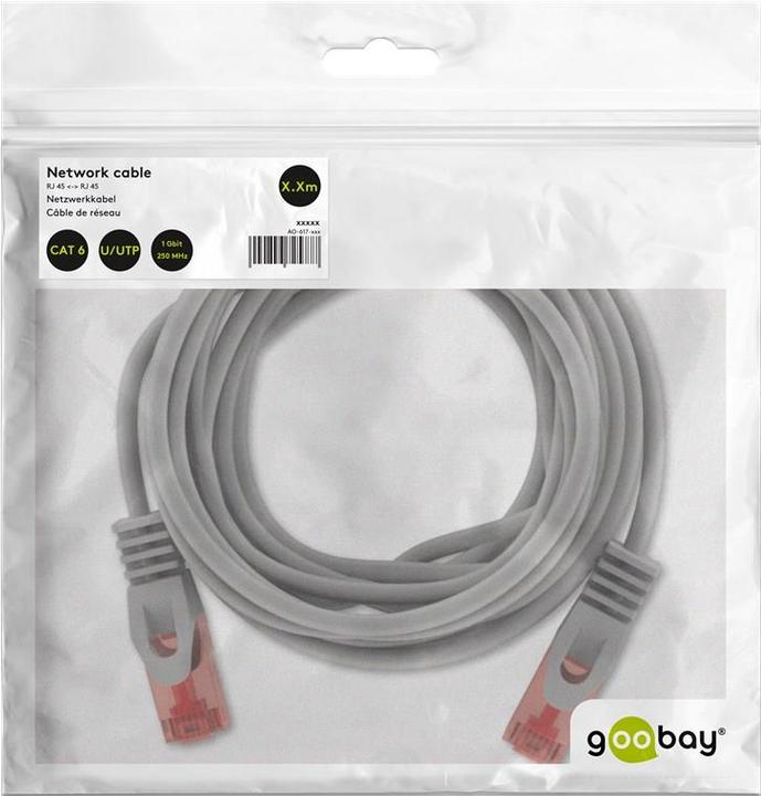 Produktbild Goobay Patch-Kabel (U/UTP, CAT6, 10 m)